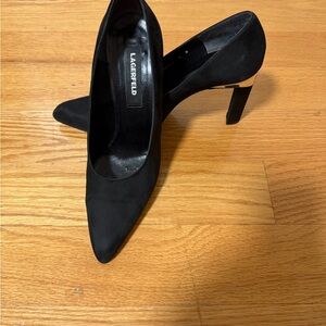 Karl Lagerfeld Classic Black Heels
